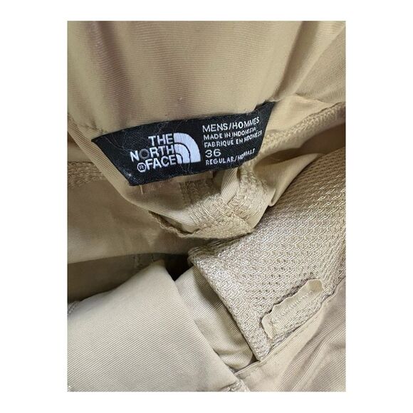 The North Face Pants Convertible Nylon tan Hiking Cargo Outdoors Mens Size 36 - Picture 4 of 5